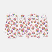 Ballotins Kawaii Rainbow Cupcake fête d'anniversaire (Déplié)