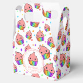 Ballotins Kawaii Rainbow Cupcake fête d'anniversaire (Ouvert)