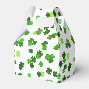 Ballotins Kelly green "Shamrocks en train de tomber"