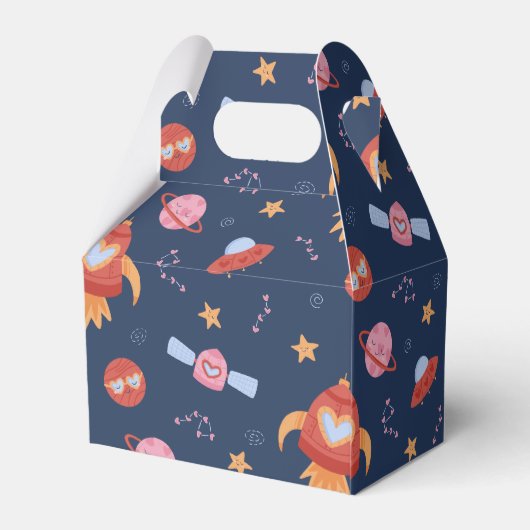 Ballotins Kids Space Pattern with Rockets & Planets (Arrière)