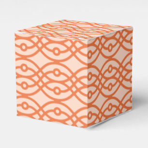 Ballotins Kimono imprimé, corail orange