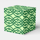 Ballotins Kimono, vert clair et vert foncé (Arrière)