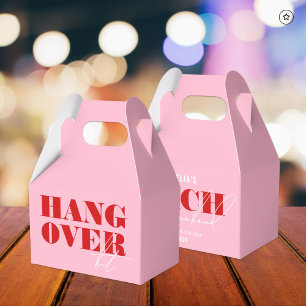 Ballotins Kit de hangover pour week-end de célibataire rose