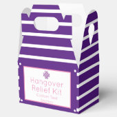 Ballotins Kit de secours Chic violet et rose (Ouvert)