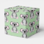 Ballotins Koala Bear Baby shower vert genre neutre (Arrière)