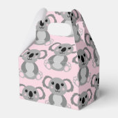 Ballotins Koala ours Baby shower fille rose (Arrière)