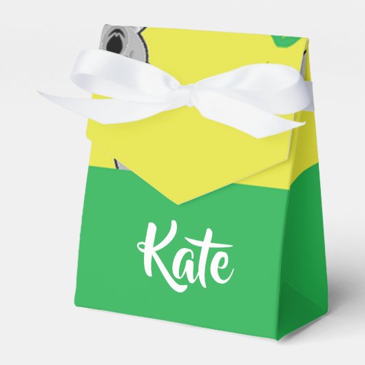 Ballotins Koala ours jaune motif (Verso)