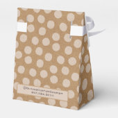 Ballotins Kraft Polka Dot Bakery Mini Cadeau (Arrière)