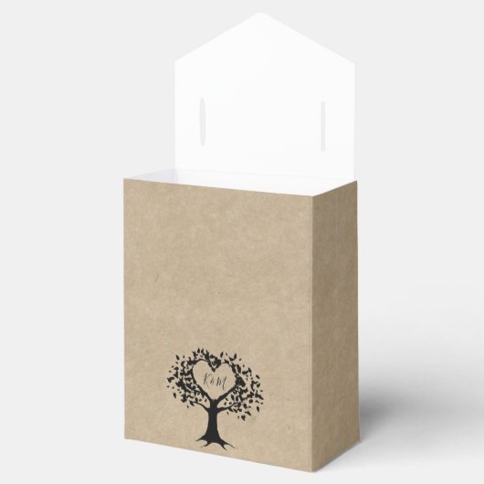 Ballotins La collection Rustic Heart Tree Mariage (Ouvert)