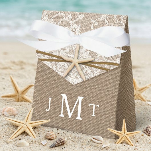 Ballotins La collection rustique de mariage Starfish Beach