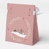 Ballotins La ferme d'hiver entourée de la couronne de Noël (Arrière)