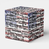 Ballotins La gloire du baseball | Mots du drapeau américain  (Arrière)