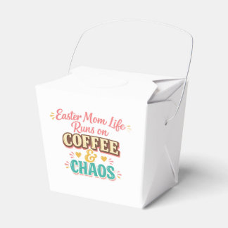 Ballotins La maman de Pâques fonctionne au café et au chaos