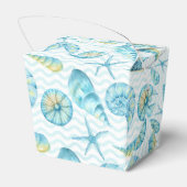 Ballotins La vie marine nautique bleue et jaune (Arrière)