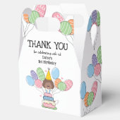 Ballotins Labradoodle Anniversaire Merci Ballotin (Ouvert)