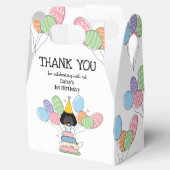 Ballotins Labradoodle Anniversaire Merci Ballotin (Ouvert)