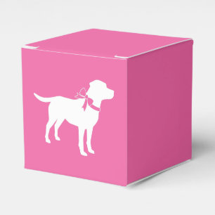 Ballotins Labrador Chien Baby shower Rose Girl Lab