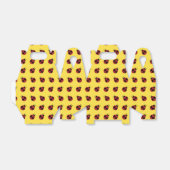 Ballotins Ladybug 60s rétro cool rouge jaune (Déplié)