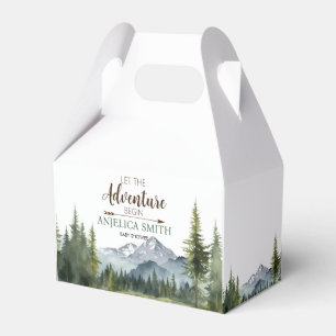 Ballotins Laisser l'aventure commencer Forêt Baby shower rus
