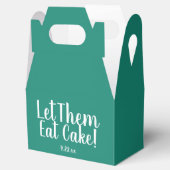 Ballotins Laissez-Les Manger Du Gâteau Mariage Turquoise Emp (Ouvert)