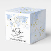 Ballotins "Laissons Commencer L'Aventure !" Baby shower Cart (Verso)