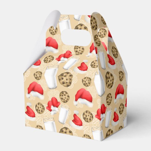 Ballotins Lait de Noël et biscuits motif carrelé (Arrière)