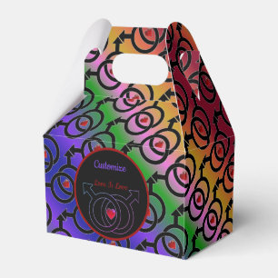 Ballotins L'amour du mariage gay est l'amour arc-en-ciel Bal