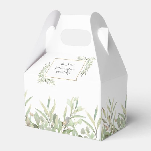 Ballotins L'Amour Élégant Est Un Mariage Vert Doux (Arrière)