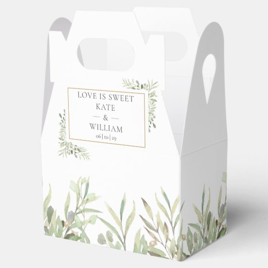 Ballotins L'Amour Élégant Est Un Mariage Vert Doux (Ouvert)
