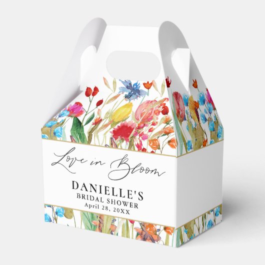 Ballotins L'Amour en Fleur Fête de Mariage aux Fleurs Sauvag (Arrière)