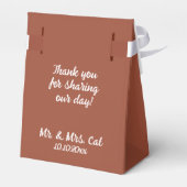 Ballotins L'amour est doux dans un mariage Cooper et White (Arrière)