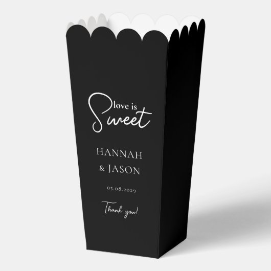 Ballotins L'amour est doux ! Élégant, Simpel (Recto)