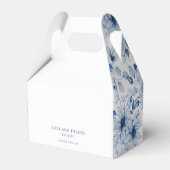 Ballotins "L'amour est doux" Floral Wedding Favor Box (Arrière)