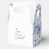 Ballotins "L'amour est doux" Floral Wedding Favor Box (Ouvert)