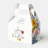 Ballotins L'amour est en fleurs Fête de mariage florale de p (Arrière)