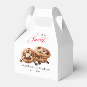 Ballotins L'amour est sucré Cookie Wedding Favor Box