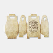 Ballotins L'Amour Est Un Mariage Sucré Vintge (Déplié)