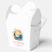 Ballotins L'amour Fleur Bleu est en Train de Préparer le Caf (Ouvert)