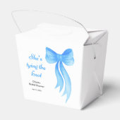 Ballotins Lancement de la Mariée avec un Nœud Bleu (Arrière)