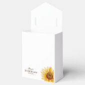 Ballotins Lancement de mariage aux tournesols aquarelles ill (Ouvert)