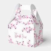 Ballotins Lancement de mariage rose blanc fleur de cerisier  (Arrière)