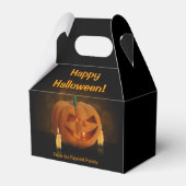 Ballotins Lanterne Citrouille d'Halloween avec bougies (Verso)