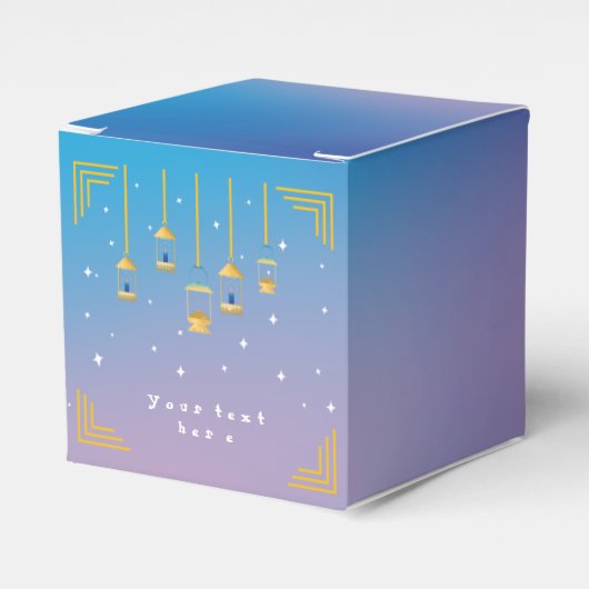 Ballotins Lanterne marocaine personnalisée (Verso)