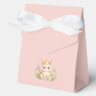 Ballotins Lapin Adorable avec Fleurs Sauvages pour un Style