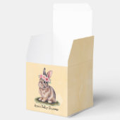 Ballotins Lapin Aquarelle Avec Baby shower Fleur Couronne (Ouvert)
