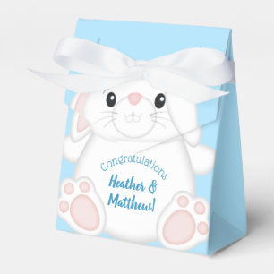 Ballotins Lapin Baby shower lapin bleu