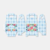 Ballotins Lapin blanc dans le Jacquard bleu de Wonderland (Déplié)