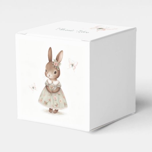 Ballotins Lapin Brown en robe florale (Verso)