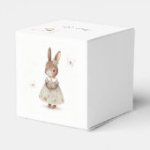 Ballotins Lapin Brown en robe florale (Arrière)