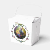 Ballotins Lapin de Pâques et poussin avec leurs paniers d'oe (Verso)